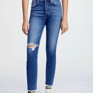 Re/Done Comfort Stretch Ankle Crop